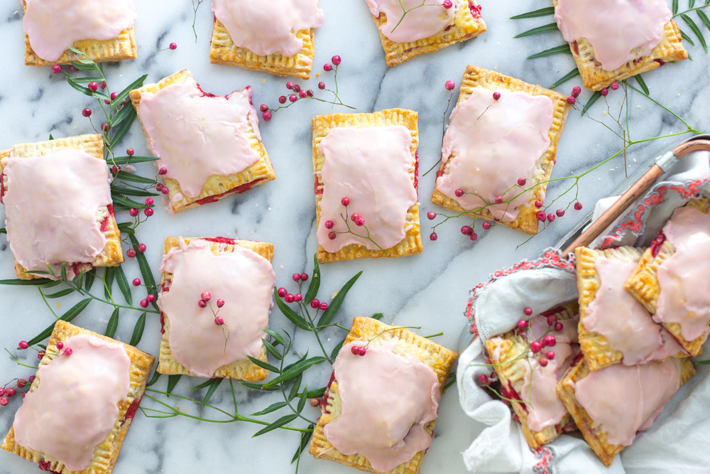 Raspberry Rhubarb Hand Pies with Pink Peppercorn Crust