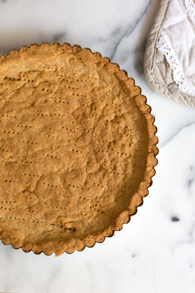 Brown Sugar Shortbread Tart Shell