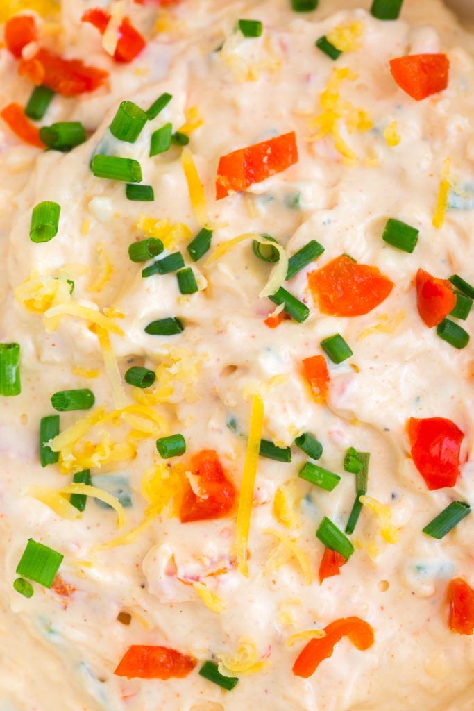 Pimento Cheese Tart filling