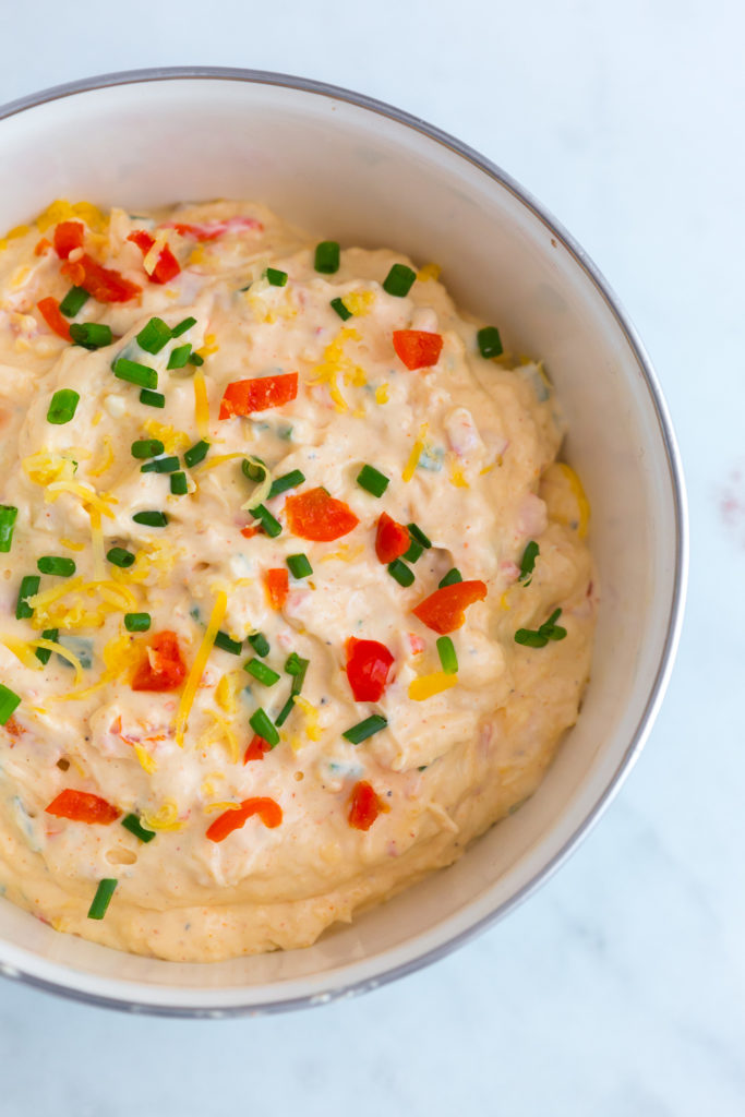 Pimento Cheese Tart filling