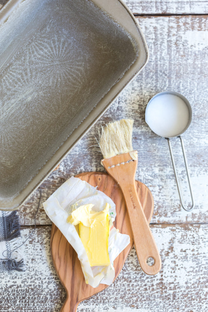 Prepared loaf pan