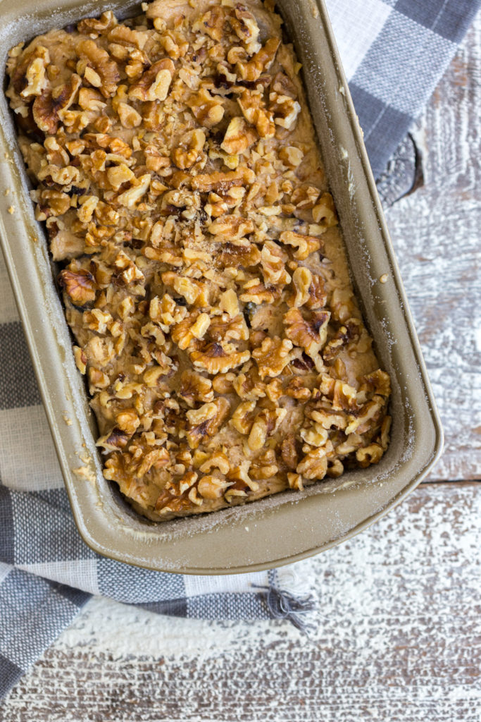 Topping the Caramelized Fig & Walnut Bread