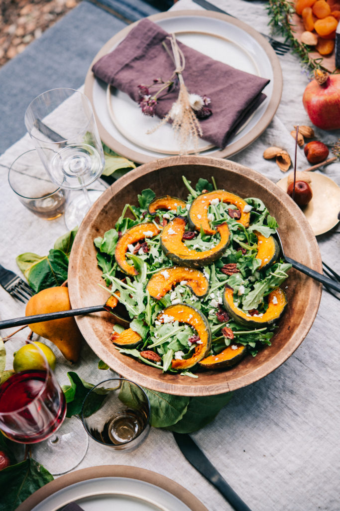 Kabocha Squash Salad by Wander and Wine.