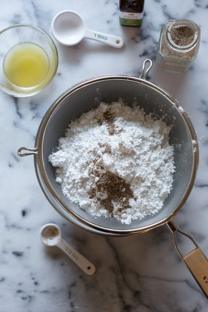 Simple orange cardamom cookie icing