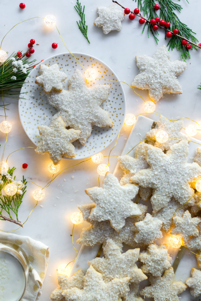 Cardamom Coconut Snowflake Cookies from Baking The Goods