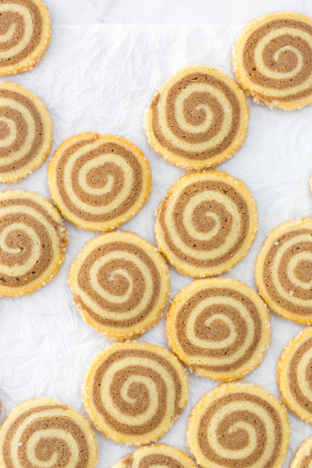 Hypnotizing Vanilla Chai Pinwheel Cookies