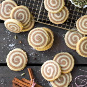 Vanilla Chai Pinwheel Cookies by Baking The Goods