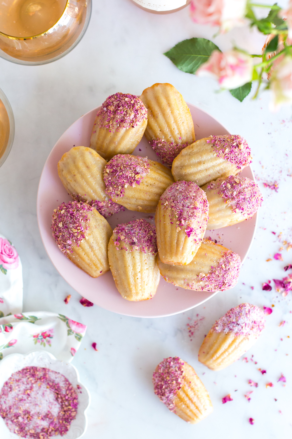 Rose Rosé Madeleines