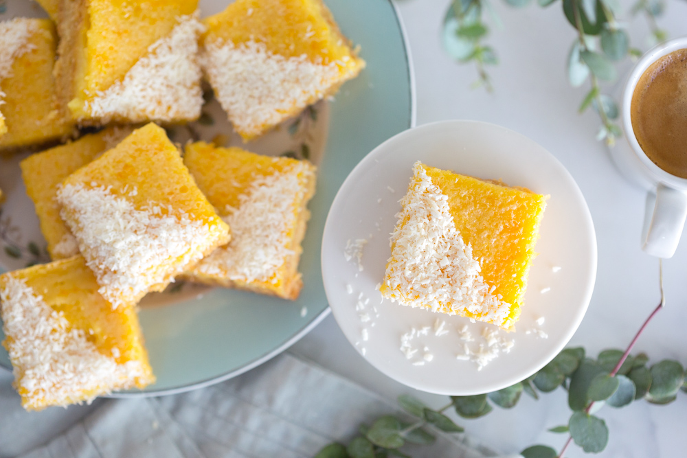 Grapefruit Coconut Bars
