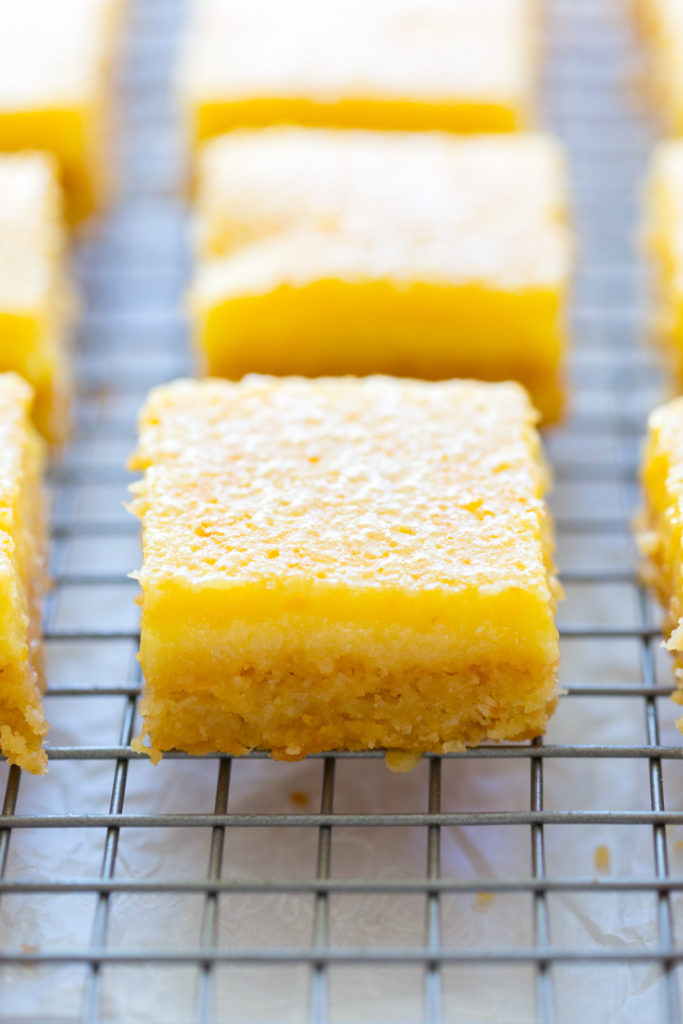 Grapefruit Coconut Bars cooling