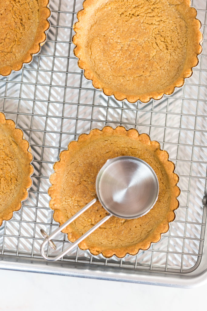 Almond Shortbread Crust tart shells