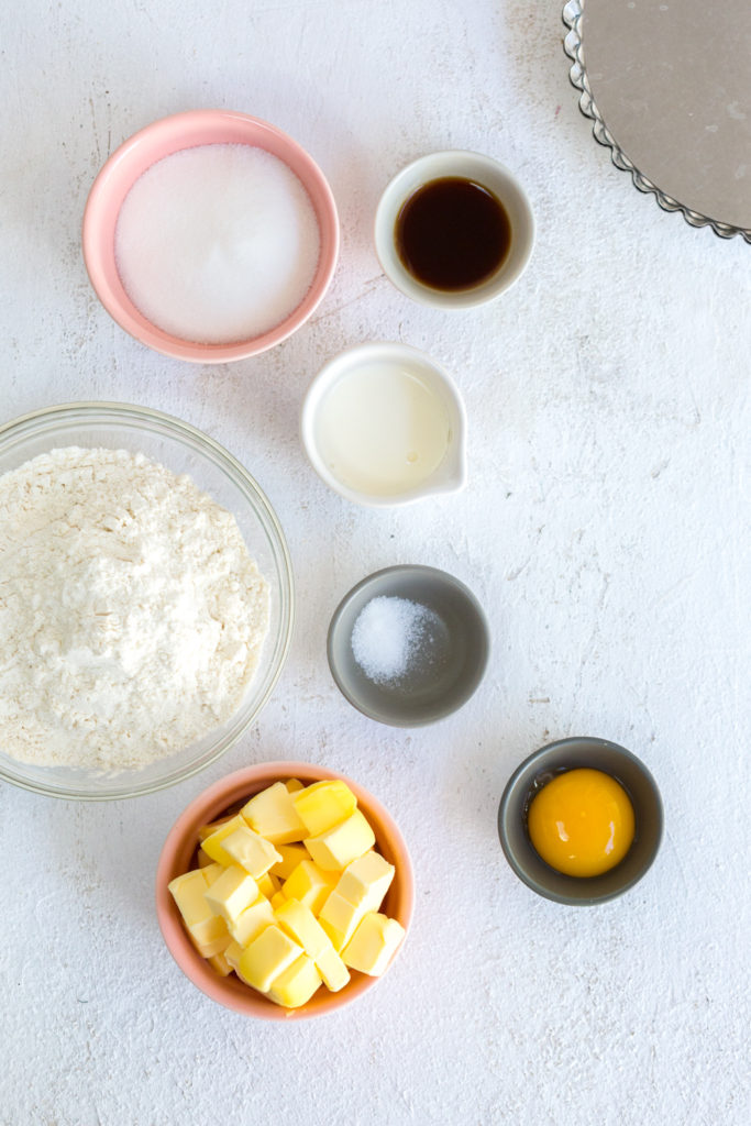Basic Tart Dough Ingredients