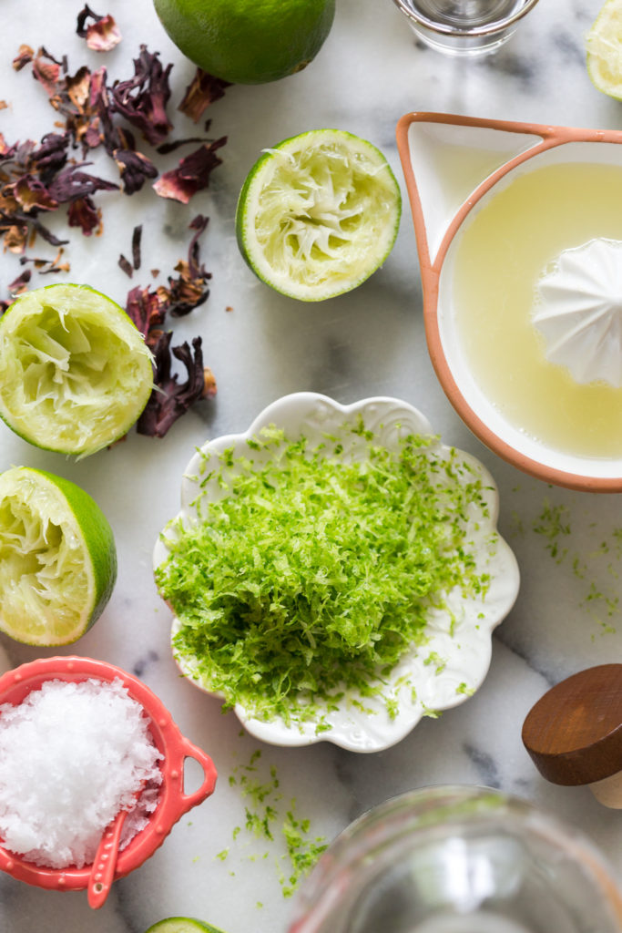 Hibiscus Margarita Bars with Coconut Crust ingredients