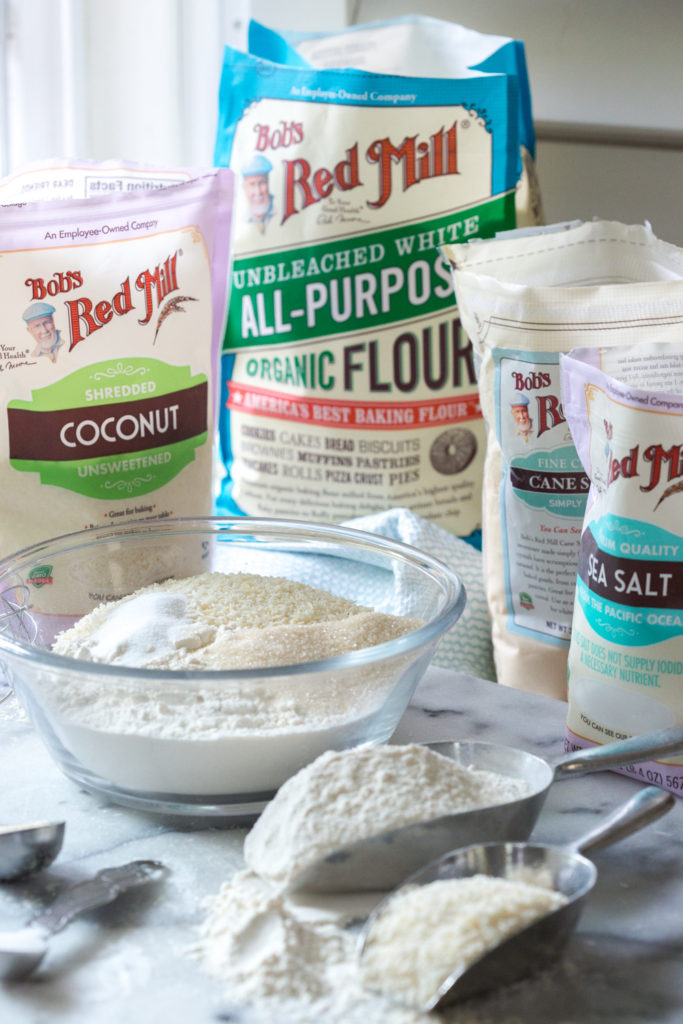 Coconut Pie Dough ingredients