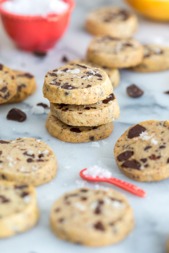 chocolate chip shortbread cookies