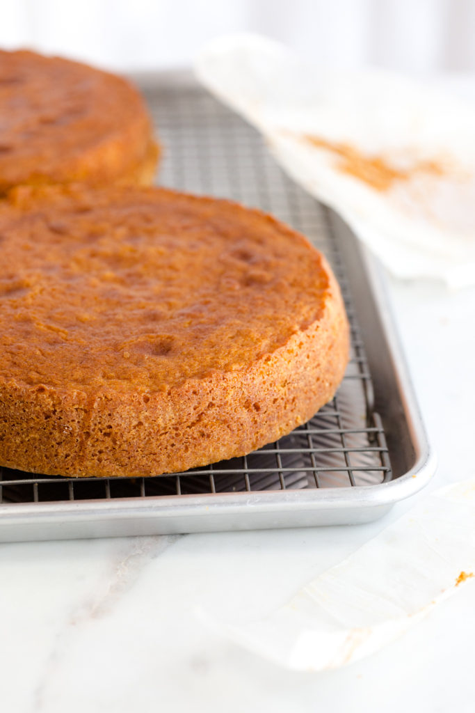 Pink Peppercorn Honey Cakes cooling