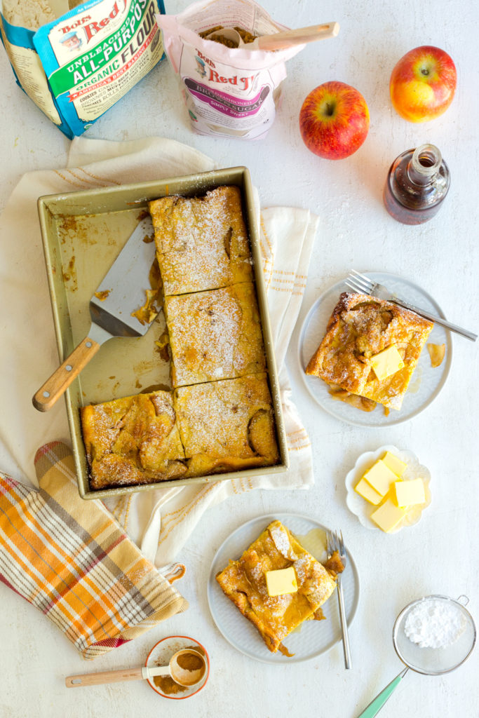 Serving Apple Bottom Hootenanny Pancakes