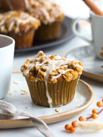 Apple Cider Oat Streusel Muffins by Baking The Goods