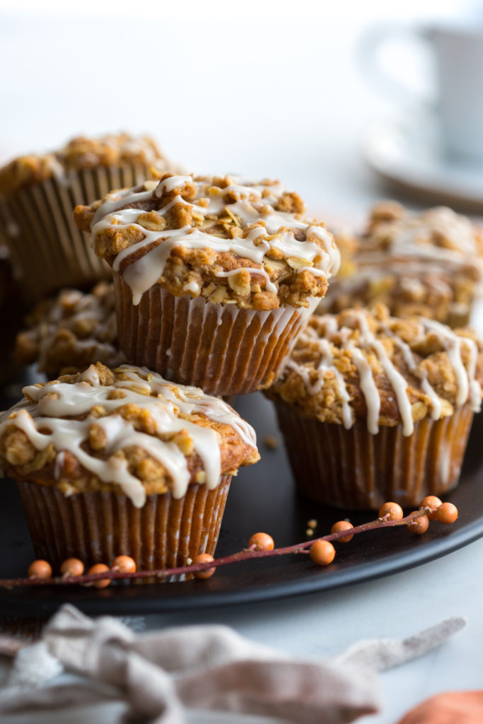 A platter of Apple Cider Muffins