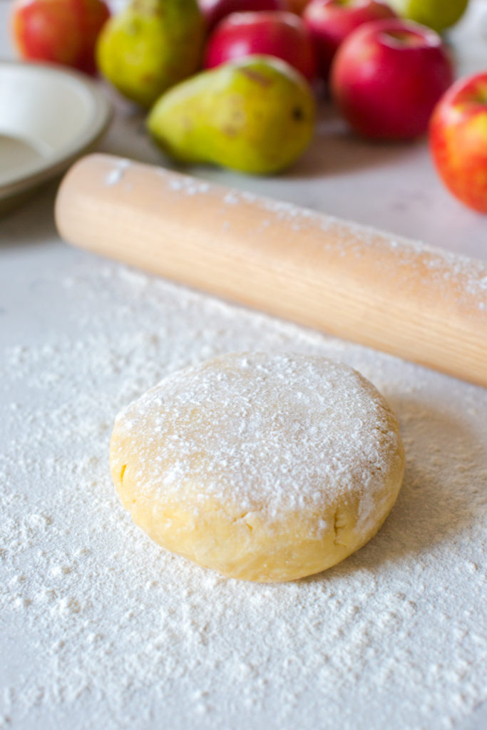 Apple Pear Gruyere Pie dough
