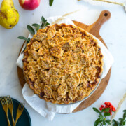 Apple Pear Gruyere Pie by Baking The Goods