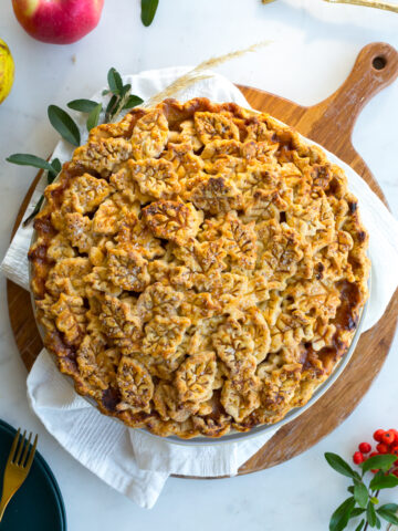 Apple Pear Gruyere Pie by Baking The Goods