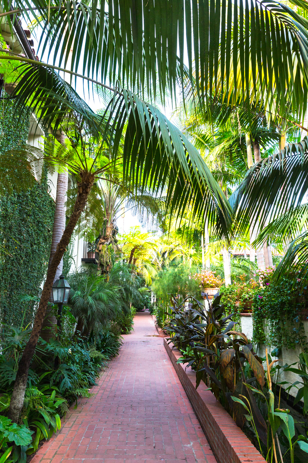 The grounds of the Four Seasons, The Biltmore Santa Barbara are breathtaking