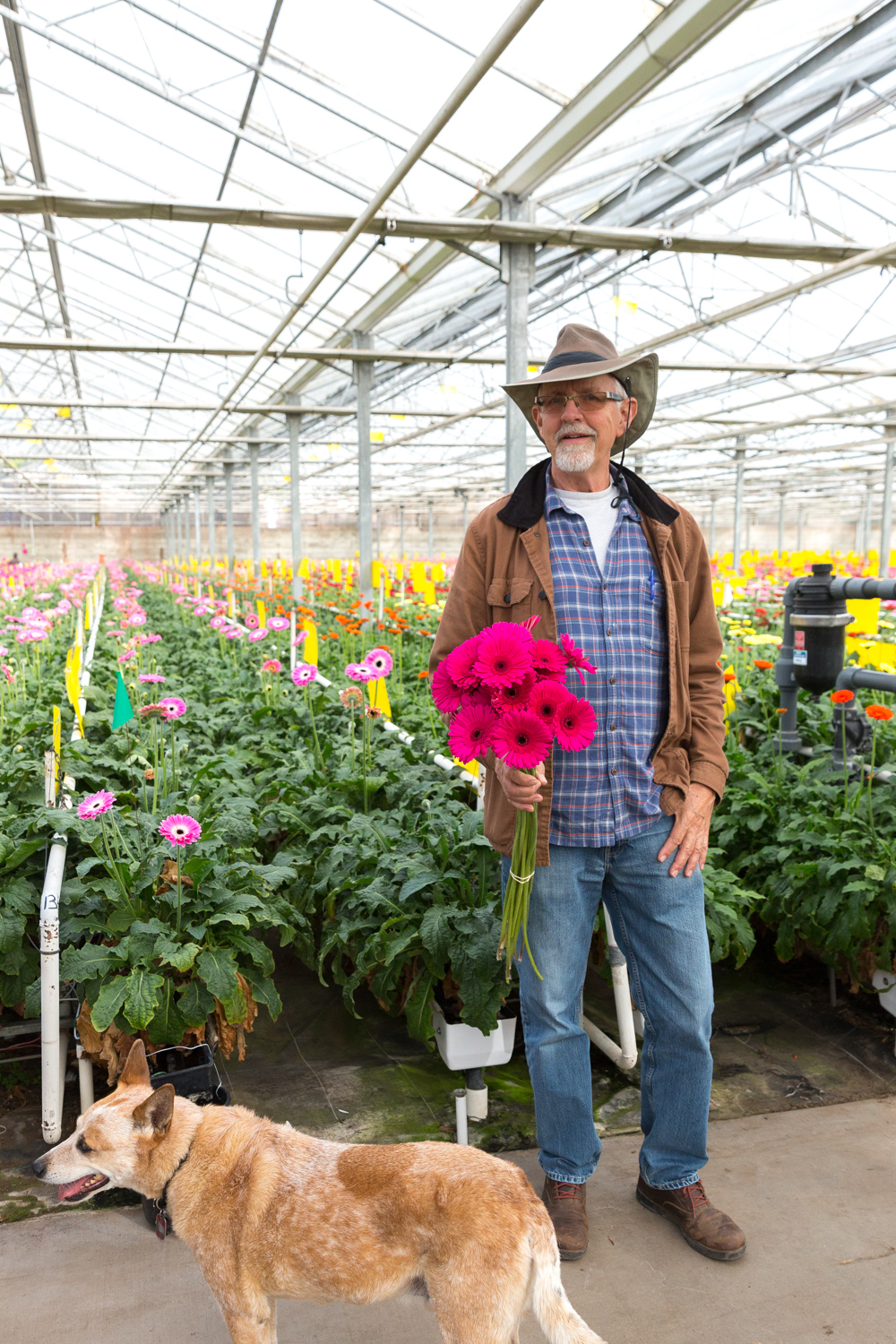 Farmer at Ocean Breeze Farms in Carpinteria, CA