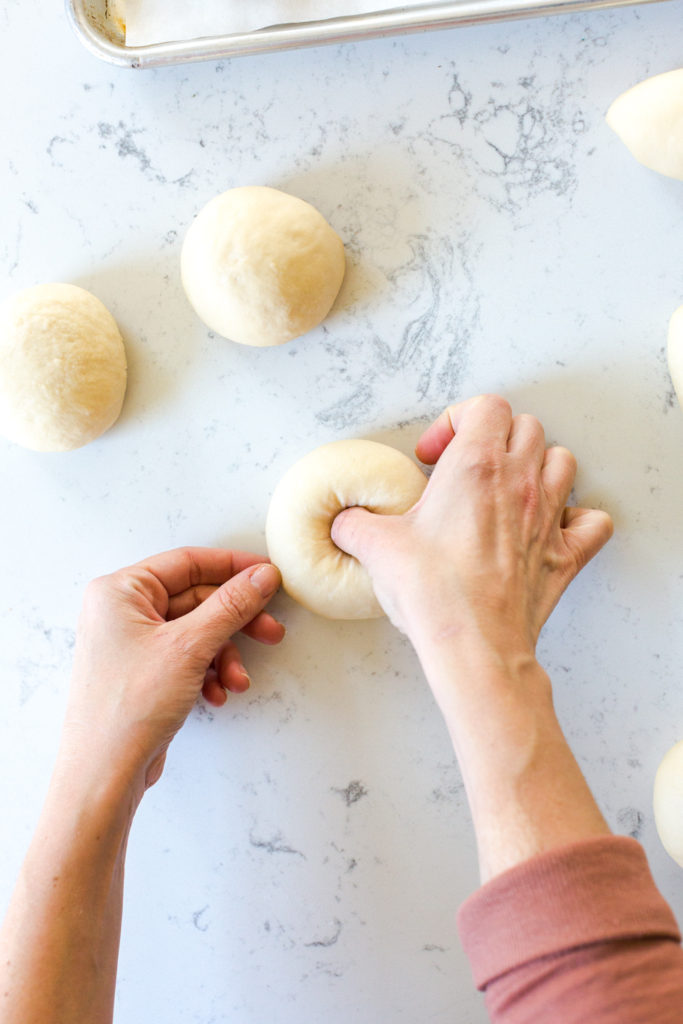 Best Basic Bagels shaping method 1