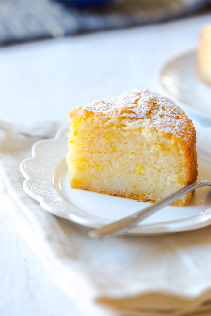 Limoncello Olive Oil Cakes slice