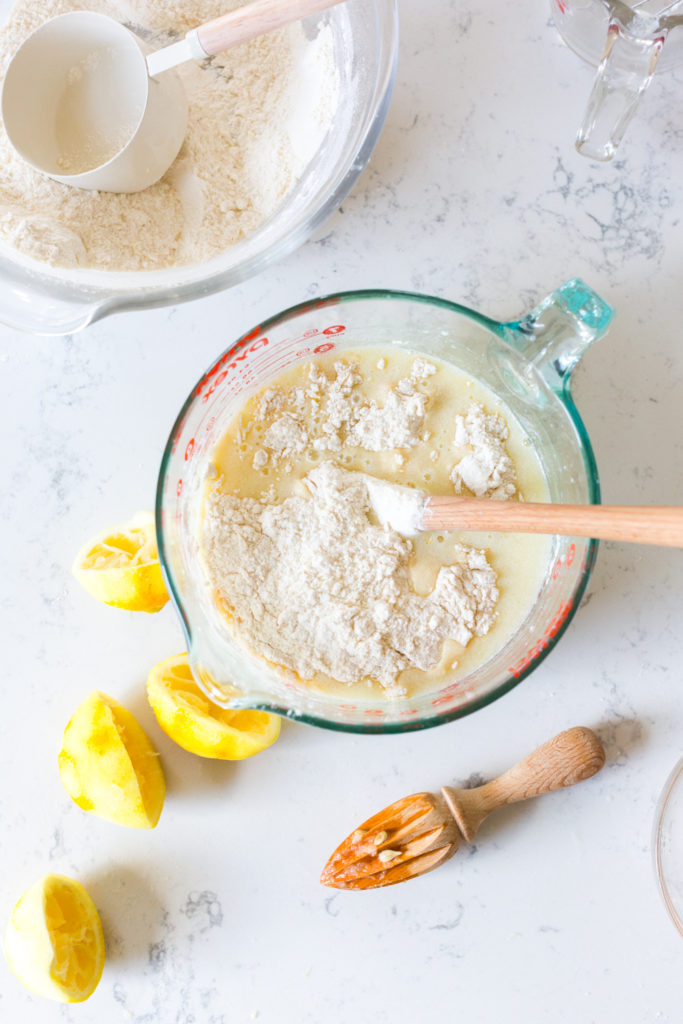 Limoncello Olive Oil Cake batter
