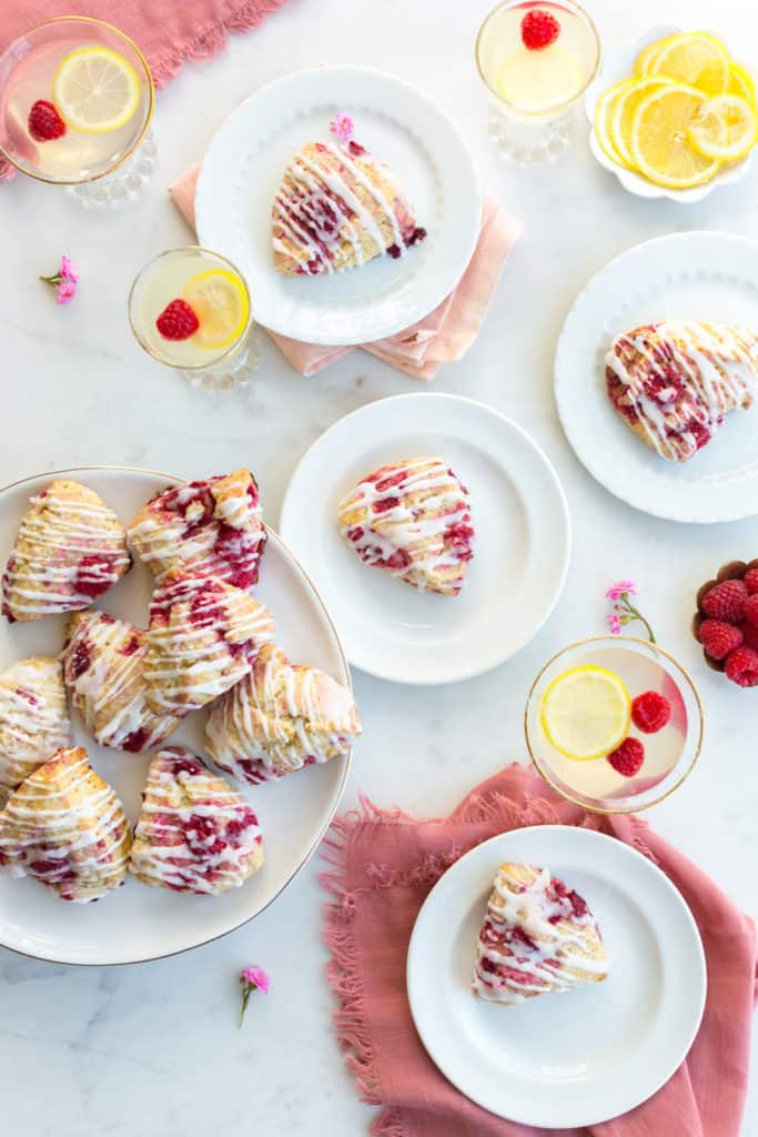 Raspberry Lemon Scones from Baking The Goods