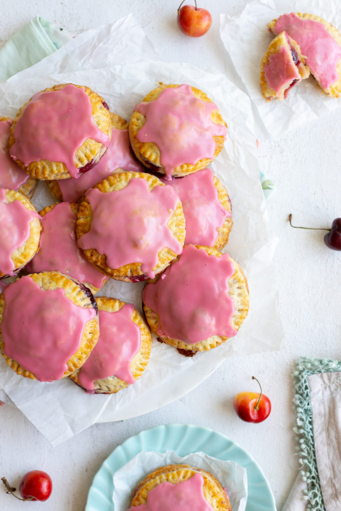 Cherry Hand Pies with Cream Cheese Pie Dough