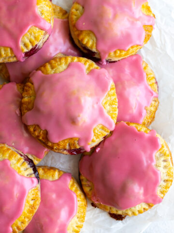 Cherry Hand Pies with Cream Cheese Crust by Baking The Goods