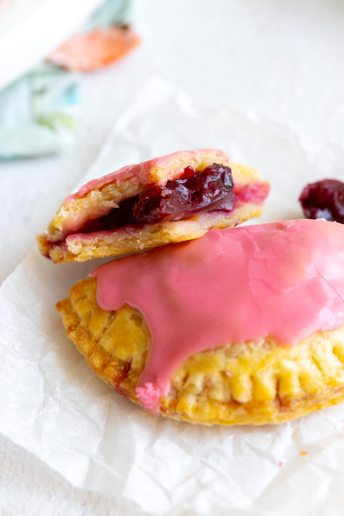 Bite of Cherry Hand Pies with Cream Cheese Crust