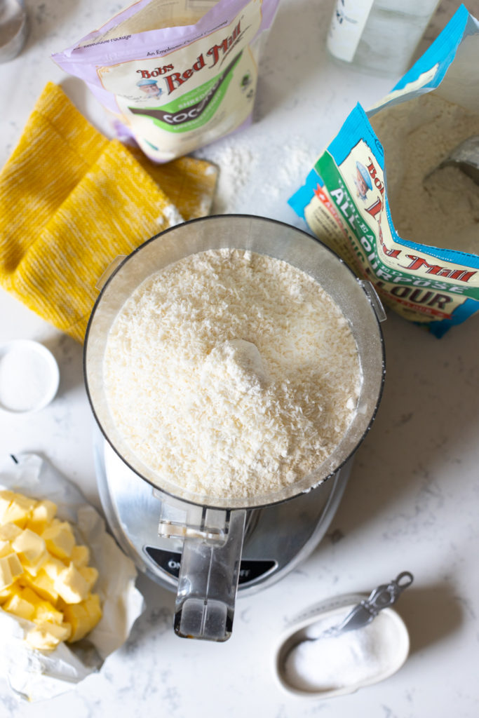 Coconut Pie Dough ingredients