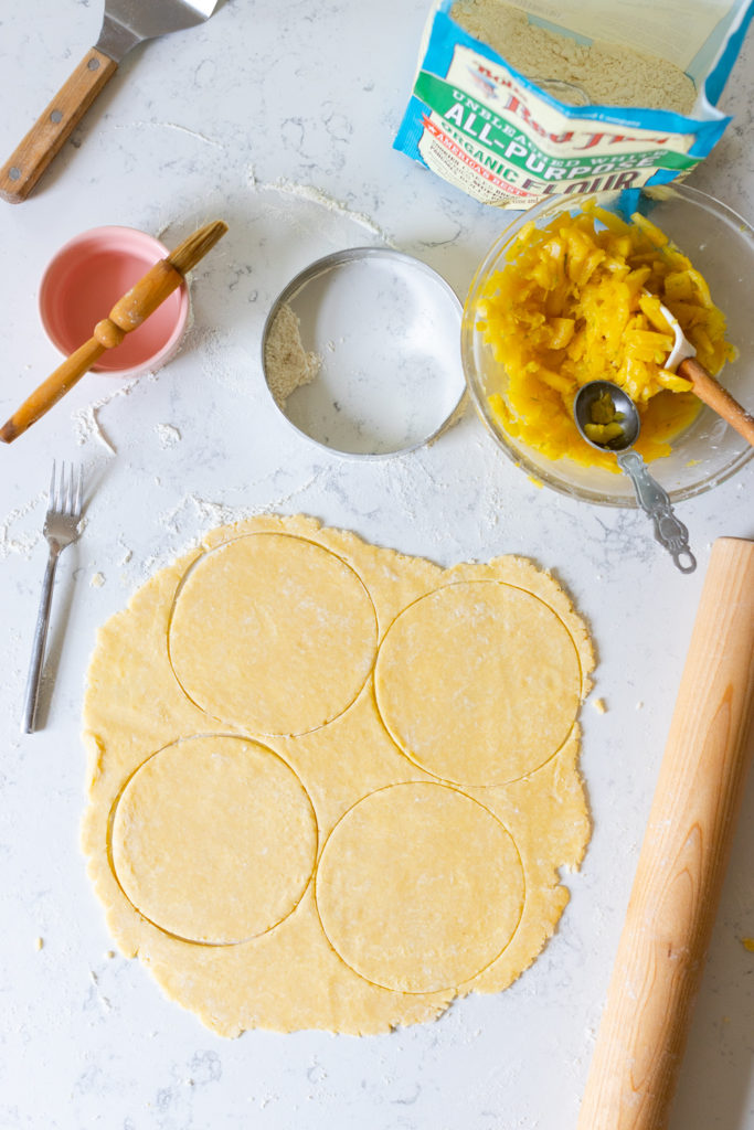 Coconut Pie Dough rolled out