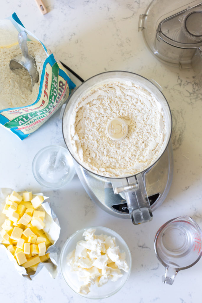 Cream Cheese Pie Dough ingredients