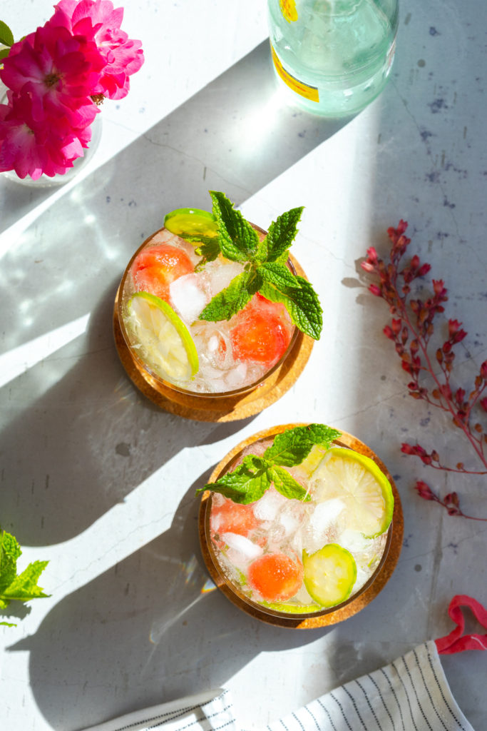 Cucumber Melon Sangria Coolers