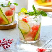 Cucumber Melon Sangria Cooler by Baking The Goods