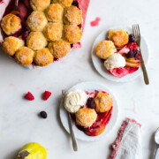 Pear Berry Cobbler by Baking The Goods