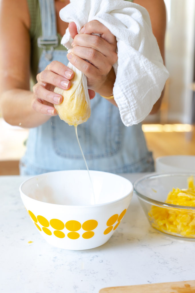 Pineapple Lime Coconut Hand Pie filling