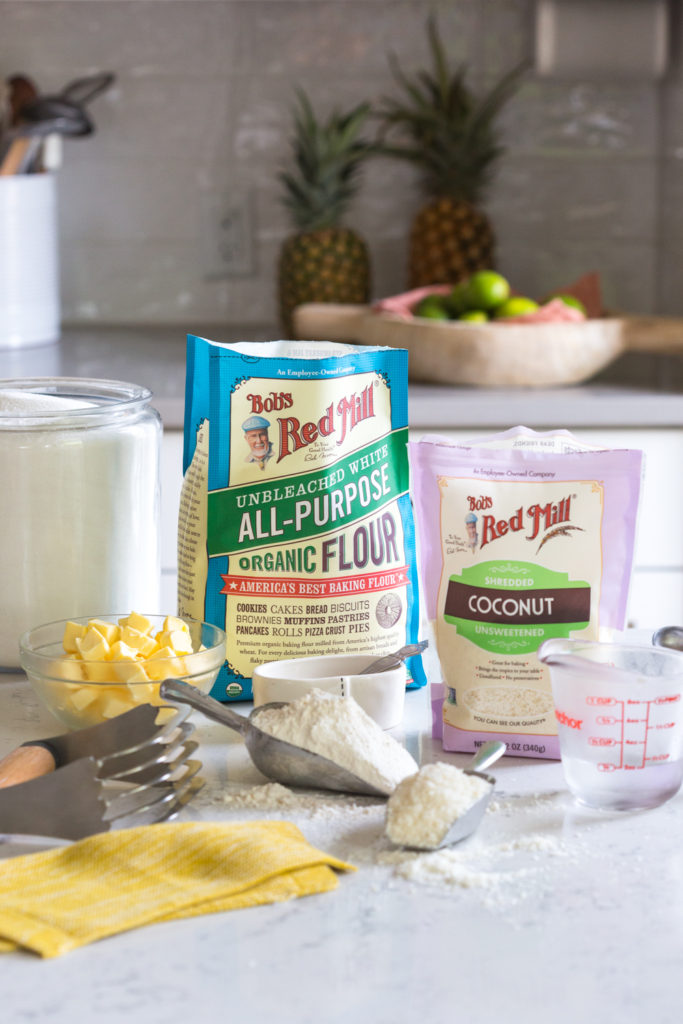 Coconut Hand Pie Dough ingredients