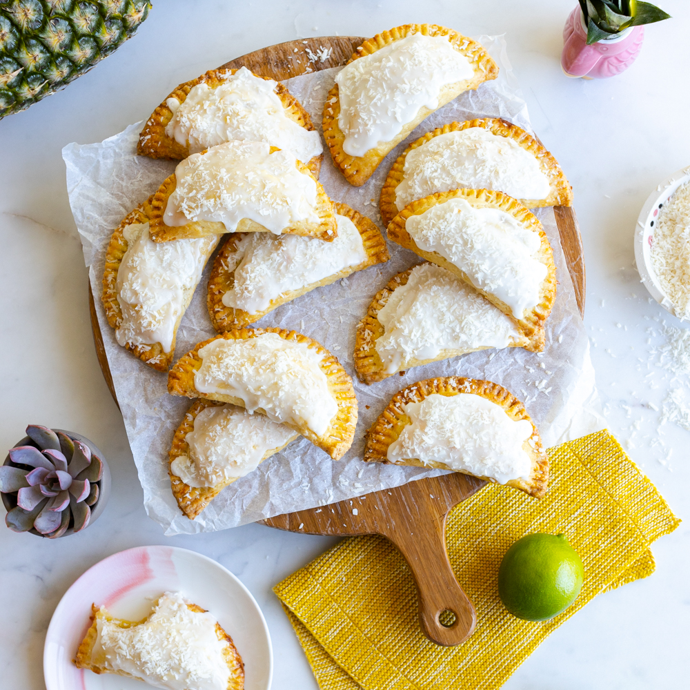 Pineapple Lime Coconut Hand Pies by Baking The Goods