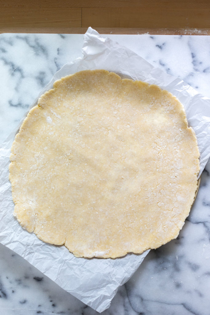 Raspberry Lime Coconut Galette Coconut Pie Dough