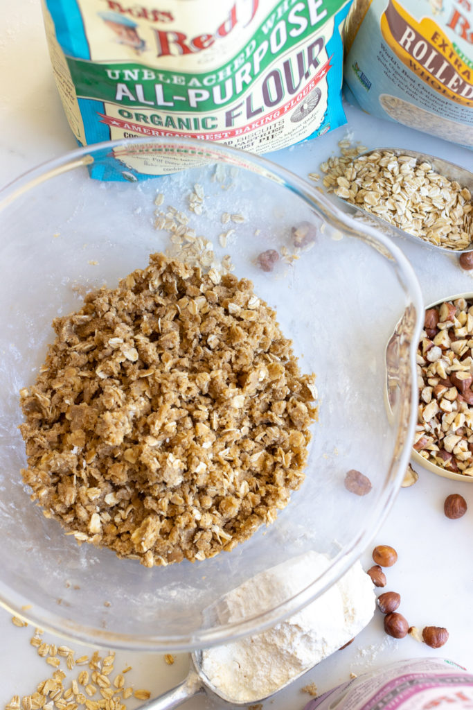 Hazelnut Crisp topping