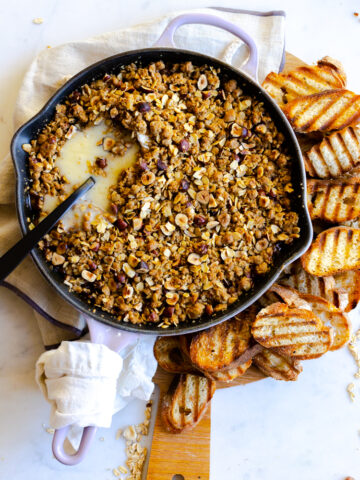 Baked Brie Apple Crisp by Baking The Goods
