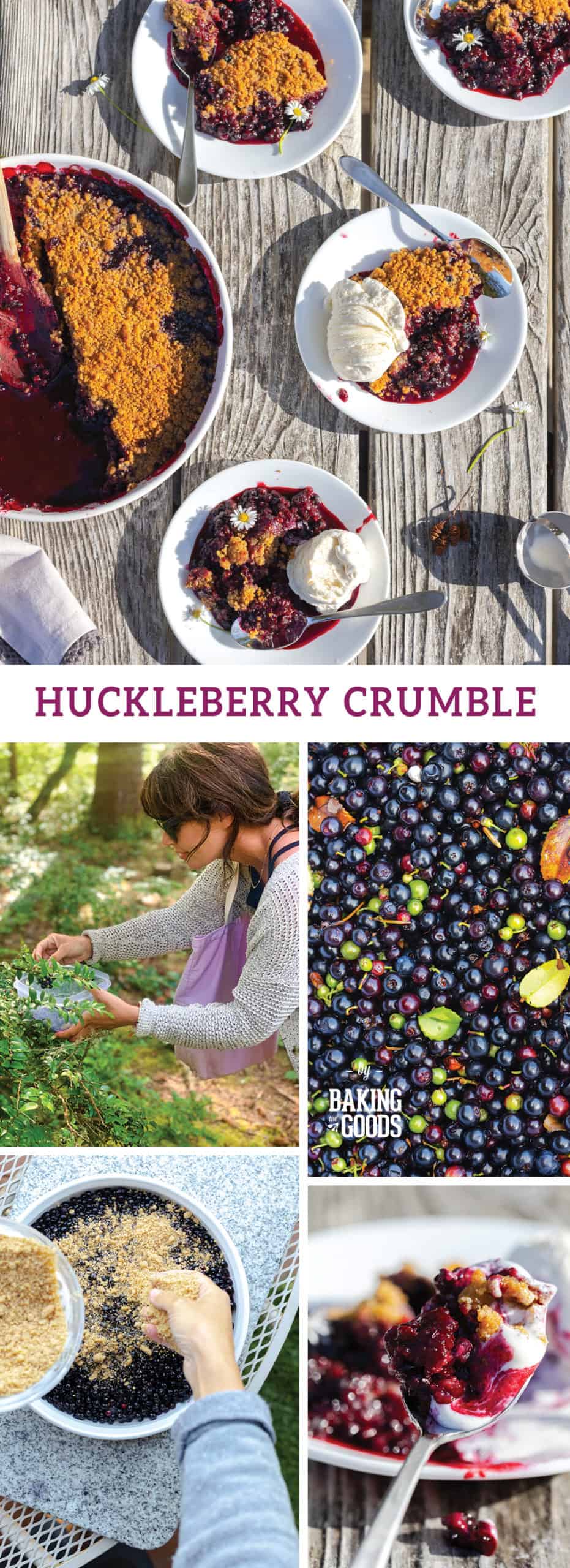 Huckleberry Crumble by Baking The Goods Huckleberry Crumble by Baking The Goods