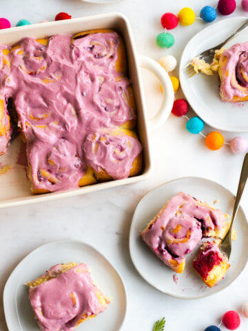 Cranberry Orange Spice Rolls by Baking The Goods
