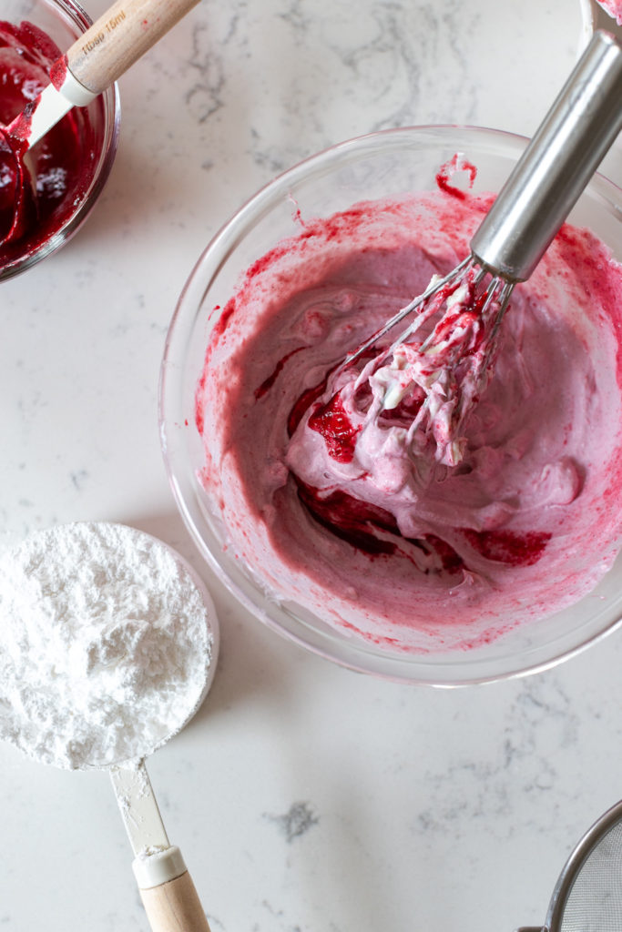 mixing Mascarpone Icing